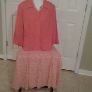 skirt with matching jacket